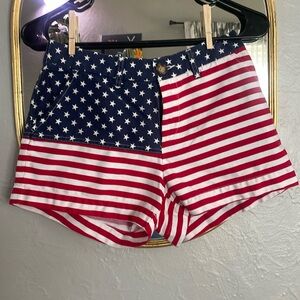 American flag women’s chubbies size 2